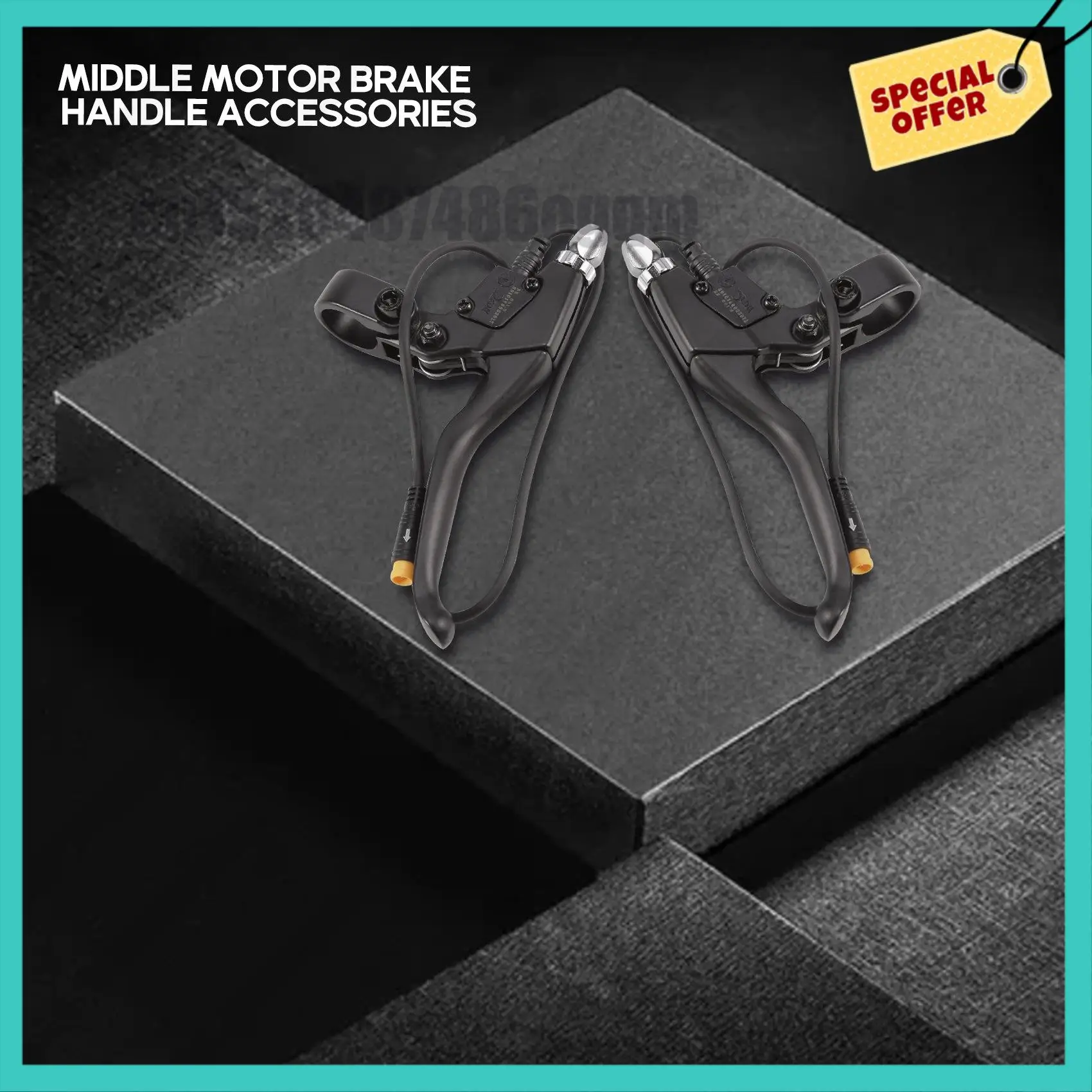 -ABJZ 전자 자전거 전기 자전거 브레이크 레버 자전거 브레이크 핸들 Bafang BBS01 BBS02 용 산악 도로 자전거 브레이크 레버