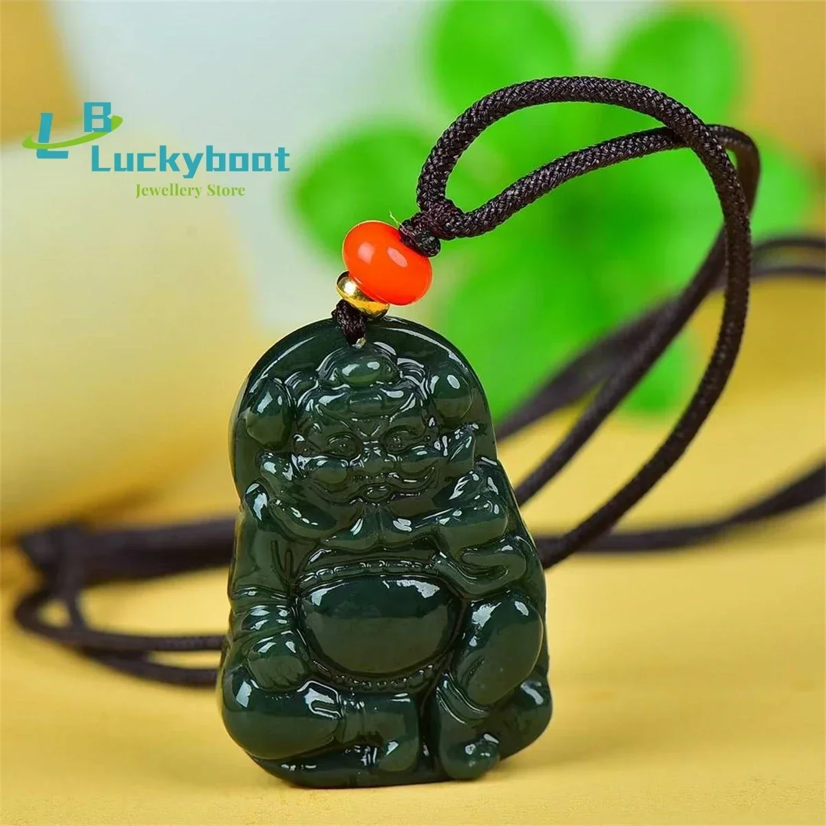 Natural Hetian Black Jade Zhong Kui Pendant Simple and Personalized Exquisite Fashion Versatile for Men and Women