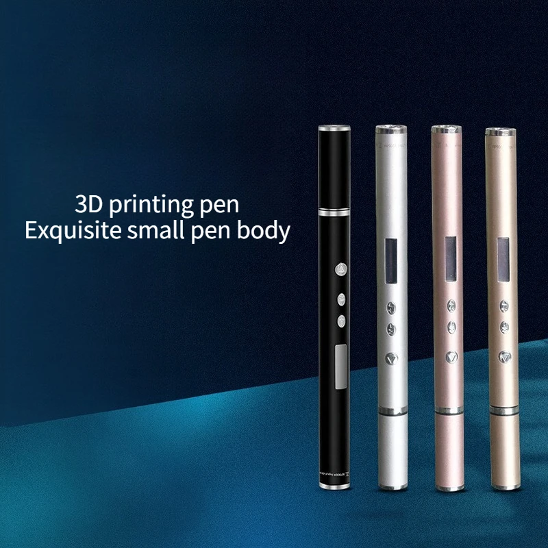 

Stainless steel 3D printing pen pen size 3D three-dimensional graffiti painting pen creative gift box set