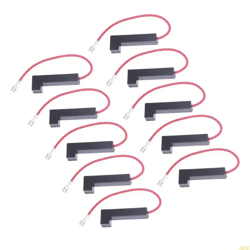 A0NC Pack из 10 микроволновых печи предохранители Микроволновая печь Страхование микроволновой печи аксессуаров пластиковая в