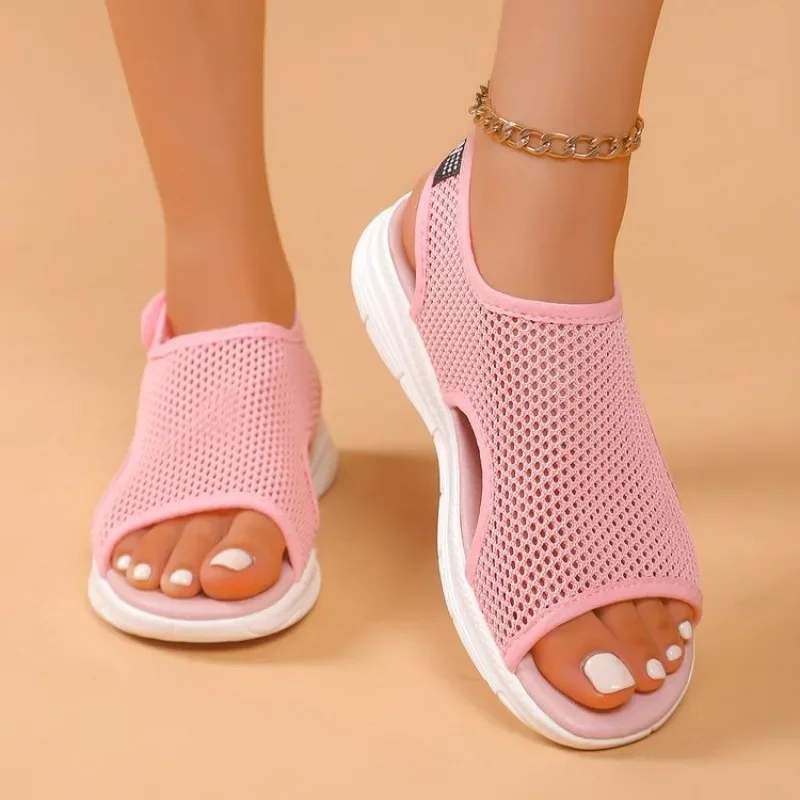 verao-feminino-deslizamento-em-sandalias-novo-fundo-grosso-cabeca-redonda-malha-oco-chinelos-casuais-conforto-sapatos-respiravel-sandalias-antiderrapantes
