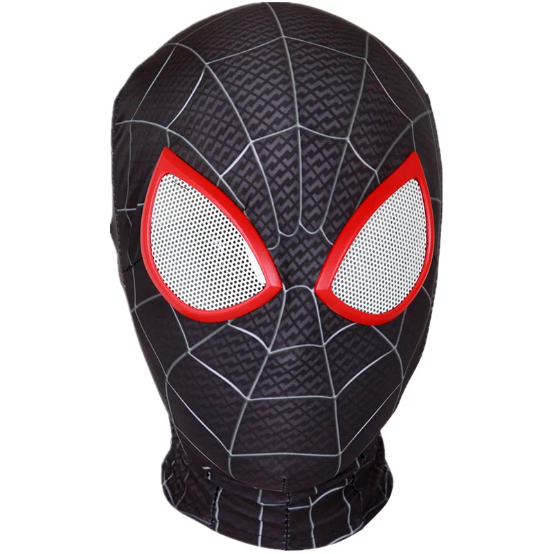 Iron Spider 3D Mask Peter Parker Lens Mask Superhero Cosplay Costume Mask Remy Miles Expedition Halloweengame Show Headgear Gift