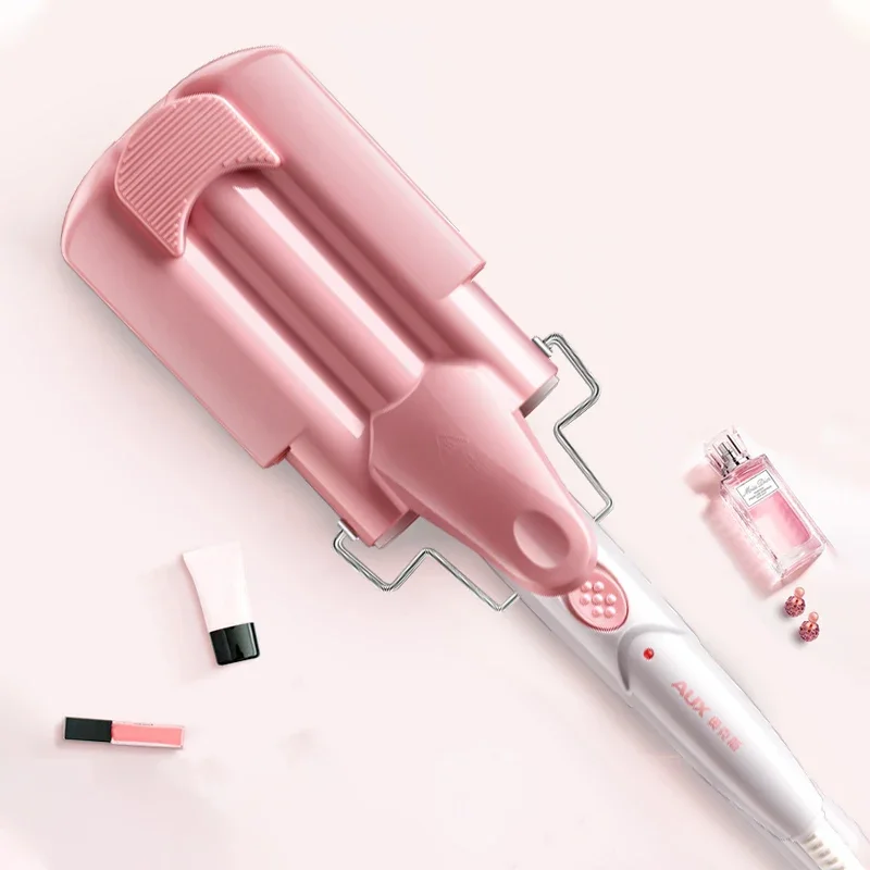 220V Professional Electric Hair Brush for Fluffy and Anti-Curling Hair with Egg Curl Head Styling Rod