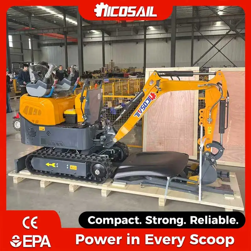 

1-2 Ton Compact Home Mini Crawler Excavator OKW12q– EPA/EUR5 Compliant, Easy Towing for Hobby Garden & Lawn Upgrades