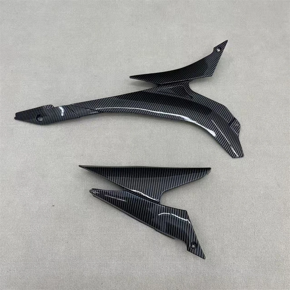 ABS motorcycle fairing suitable for ZX-6R 636 fuel tank small plate 2007 2008 body kit carbon fiber paint.