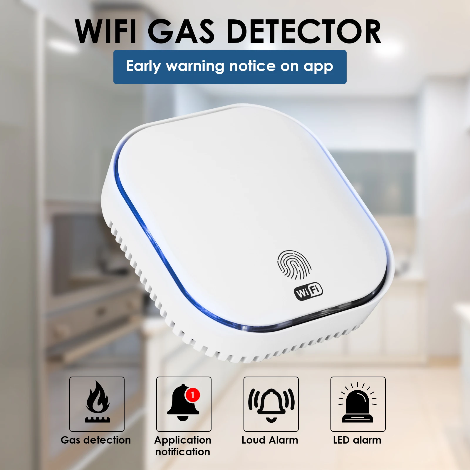 Smart Wifi Combustible Gas Lea - Smart Gas Leak Detector Lpg 评论和价格