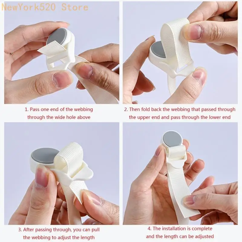 4 Pieces/Set Sheet Holder Clips with Spring Non Slip Quilt Cover Fixed Tool Easy Installation Bedspread Clip No Needle N84C