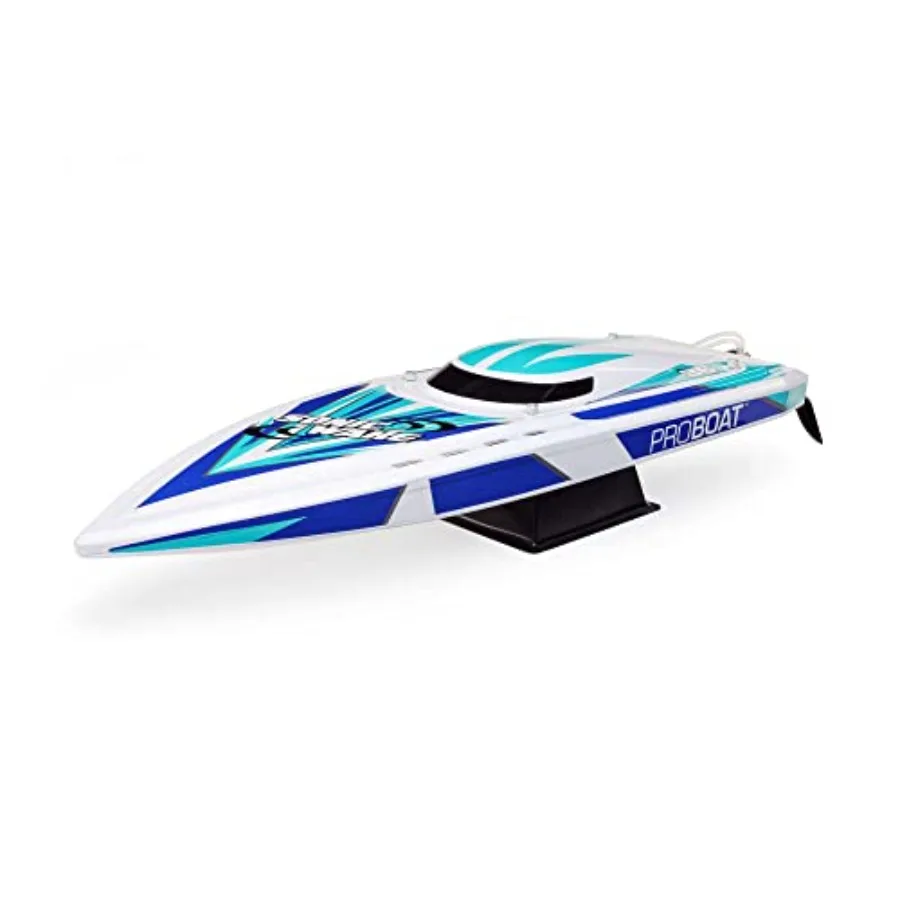 

36 Self-Righting Brushless RC Boat Deep-V RTR White PRB08032V2T2 with High-Speed Motor and Durable Fiberglass Hull for Fast Wat