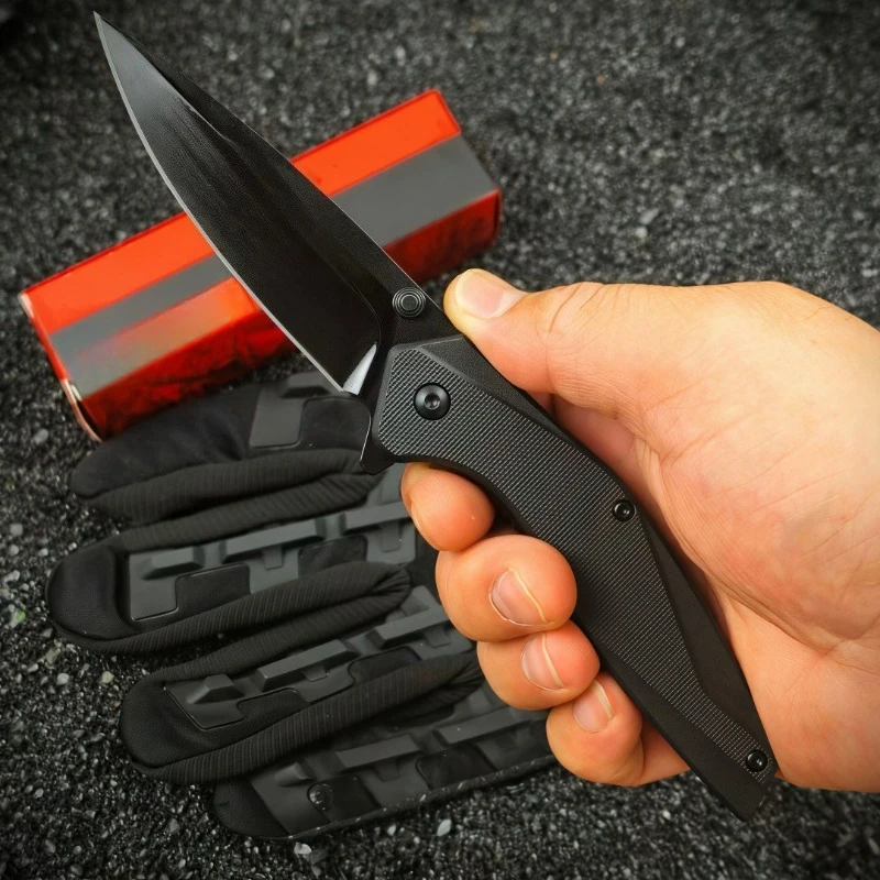 Portable 1366 Outdoor Camping Pocket Folding Knife 8CR13MOV Blade Nylon Fiber Handle Hunting Survival Fruit Knives EDC Tools