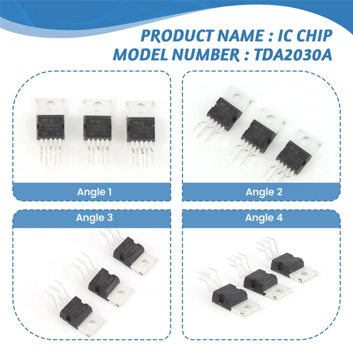 SVFE-g3 個 TDA2030A シングル オペアンプ オーディオ オペアンプ IC チップ 5