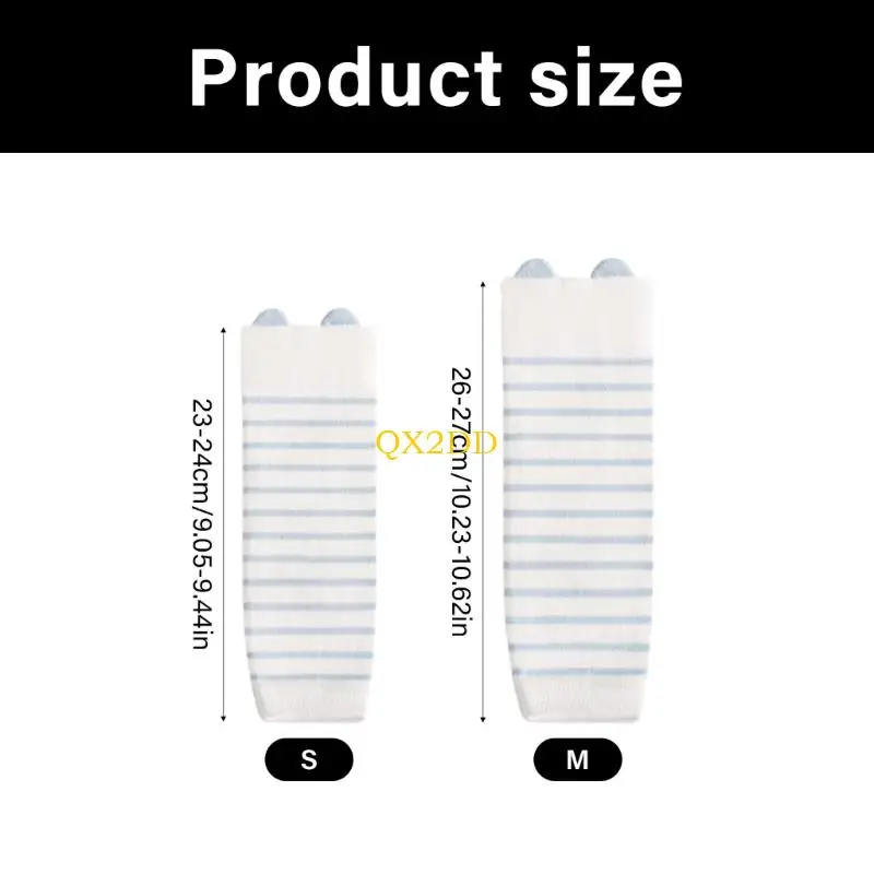 QX2D 3Pairs Thin Comfortable Leg Warmers for Children Elastic Knee Guards Fabric Indoor Outdoor Play Knee Sleeve view 6