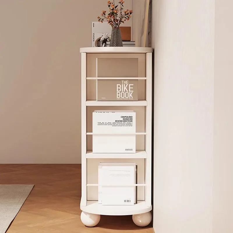 Modular Minimalist Bookcase Organizer Display Magazine Cabinet Bookshelf White Wooden Estanteria Habitacion House Furnitures