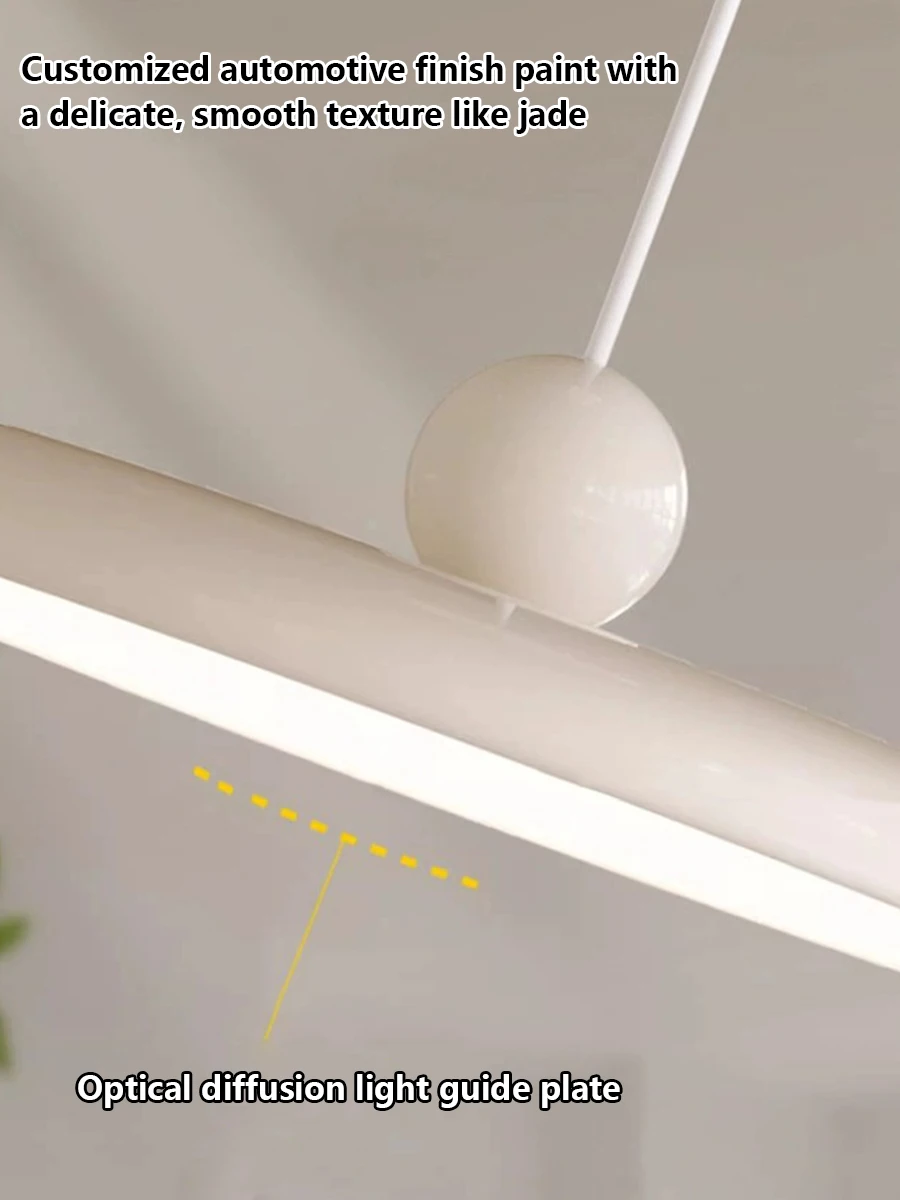 Light French Style Dining Adjustable Pendant Light | Rotatable Swing Arm Long Pole Lamp for Dining Table, Bar Counter & Island - view 3