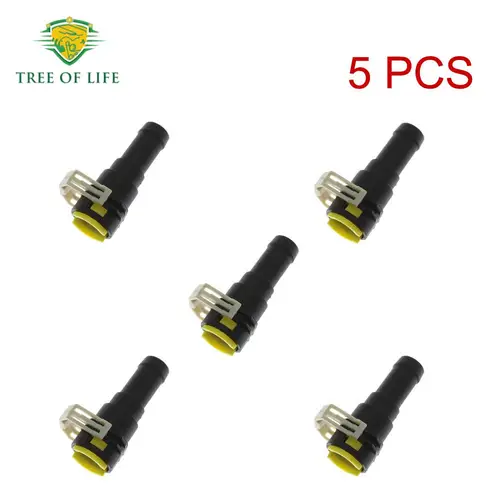 Conector de manguera de agua para calentador, 1/2/5 D651-61-240, para Mazda 3 BK BL 2004 2005 2006 2007 2008 2009 2010-2012 Mazda 2 DE D 65161240