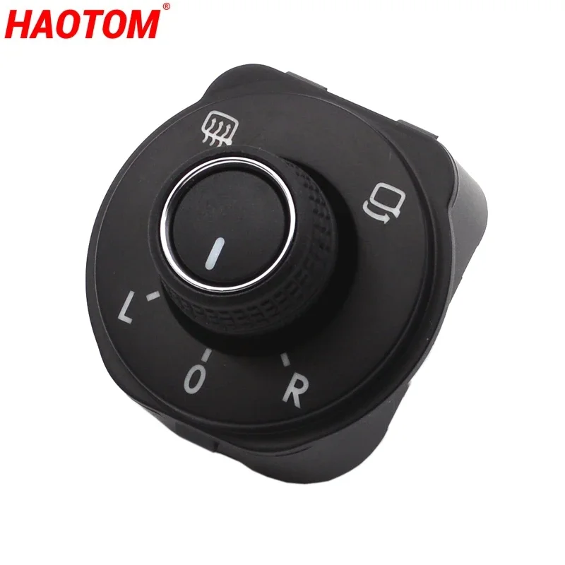 Bouton de réglage de commande de rétroviseur latéral de voiture, chauffage pliable pour VW Polo 6R 2011 2012 2013 2014 2015 2016 6RD959565D