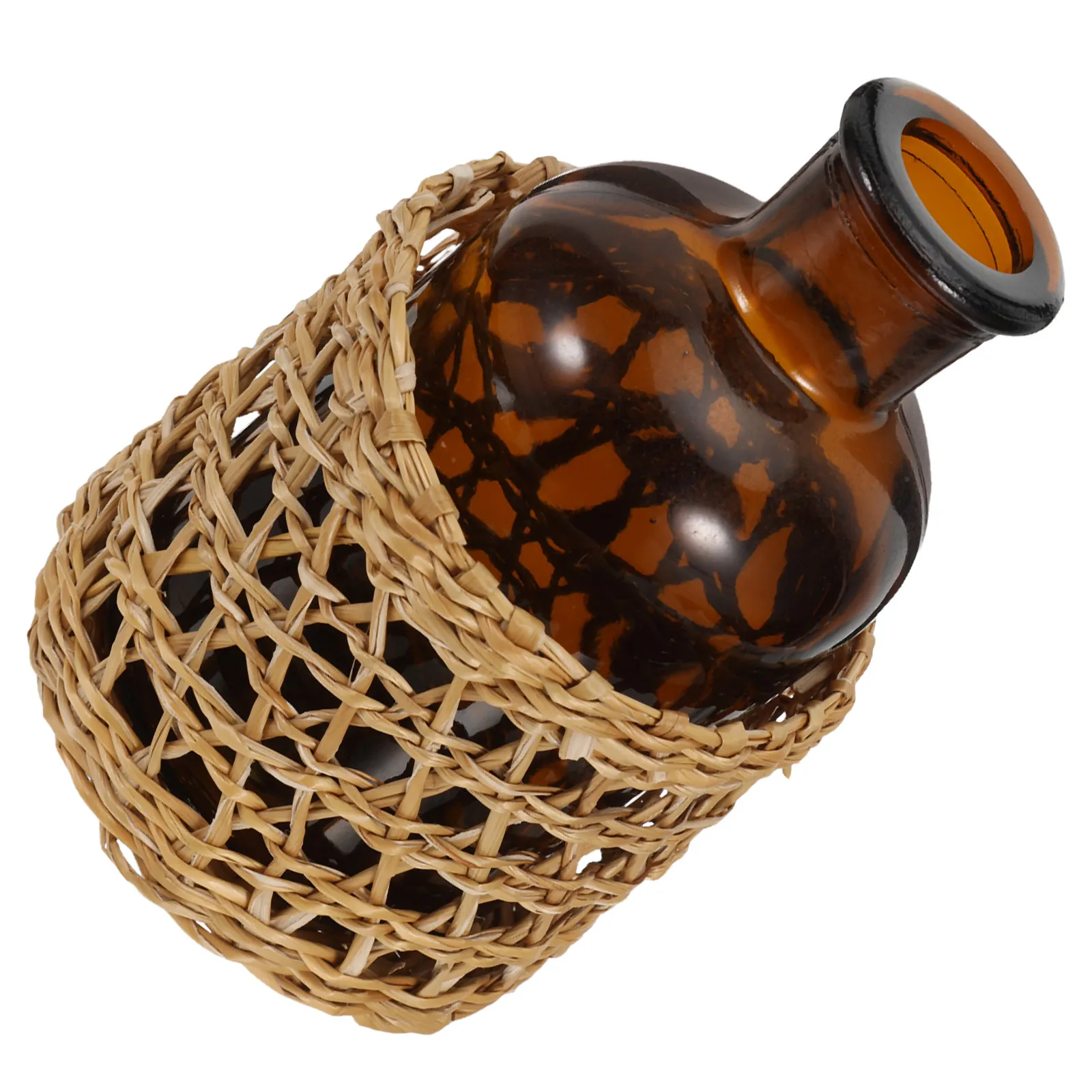 

Refillable Glass Reed Diffuser Bottle Empty Aromatherapy Jar for Essential Oils DIY Fragrance Replacement Scented Oil Holder