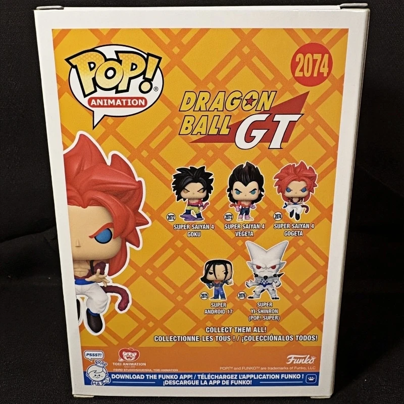 Funko Pop! Original Dragon Ball GT Super Saiyan 4 Gogeta #2074 Vinyl Figure Anime Collectible Model Desktop Decor Gift for Fans - view 2
