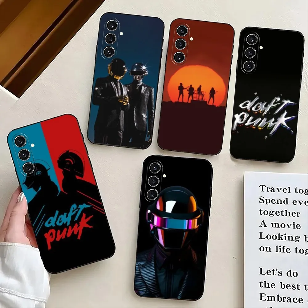 D-Daft P-Punk Band   Phone Case For Samsung S24,21,22,23,30,Ultra,S20,Plus,Fe,Lite,Note,10,9,5G Black Soft Cover