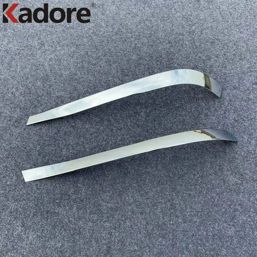 For Mitsubishi Delica D:5 2020 2021 2022 Chrome Rear Bumper Corner Cover Trim Strip Sticker Exterior Car Accessories