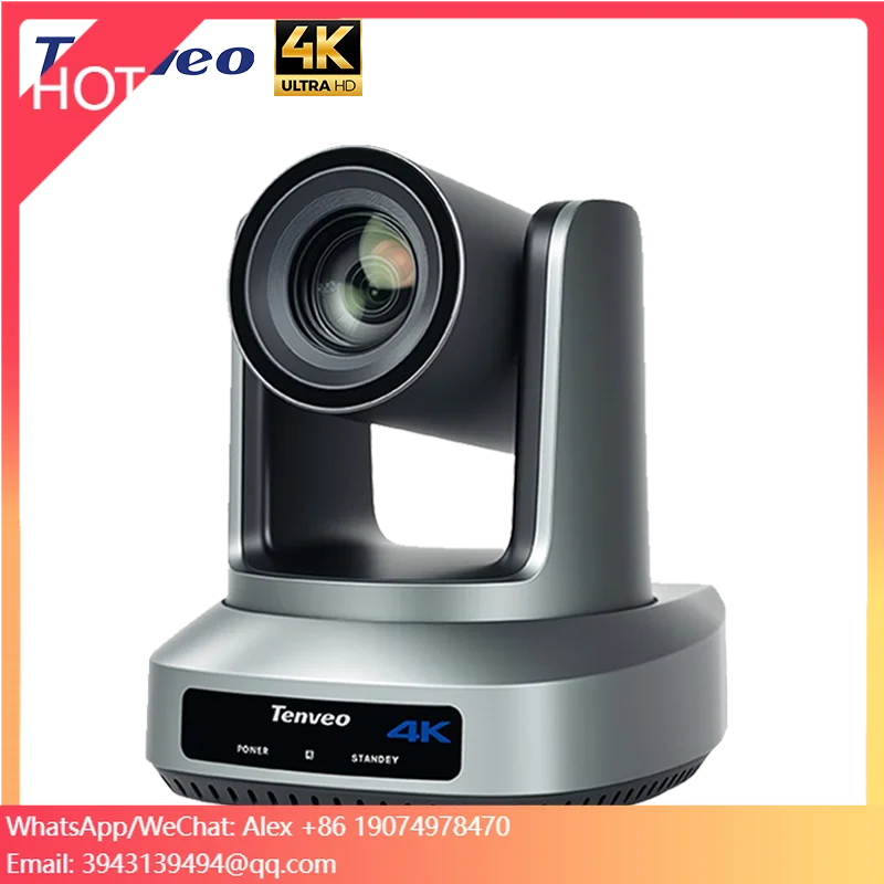

Professional Live Streaming 4K60fps NDI|HX3 POE 36X Zoom Auto Tracking PTZ Camera 4K For Broadcast/Church/Big Events