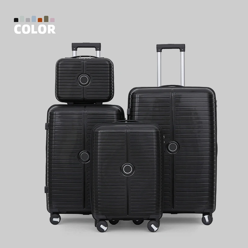 Tsa Lock 4Pcs Luggage Set Abs Hardshell Travel Suitcase Luggage Bag with Silent Spinner Wheel 28 Inch Large Suitcase