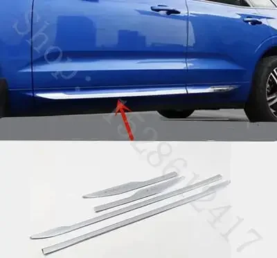 For VOLVO XC60 2018 2019-2022 stainless steel body decoration strips body scuff plate door trim Anti-scratch car accessories