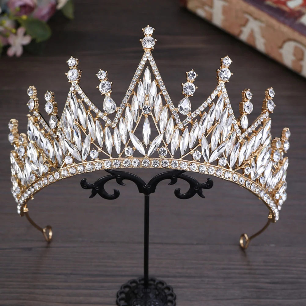 

Crown Headdress Hair Hoop Headwear Headb s Tiar Fashion Headdress Bridal Accessory Durable Practical Unique