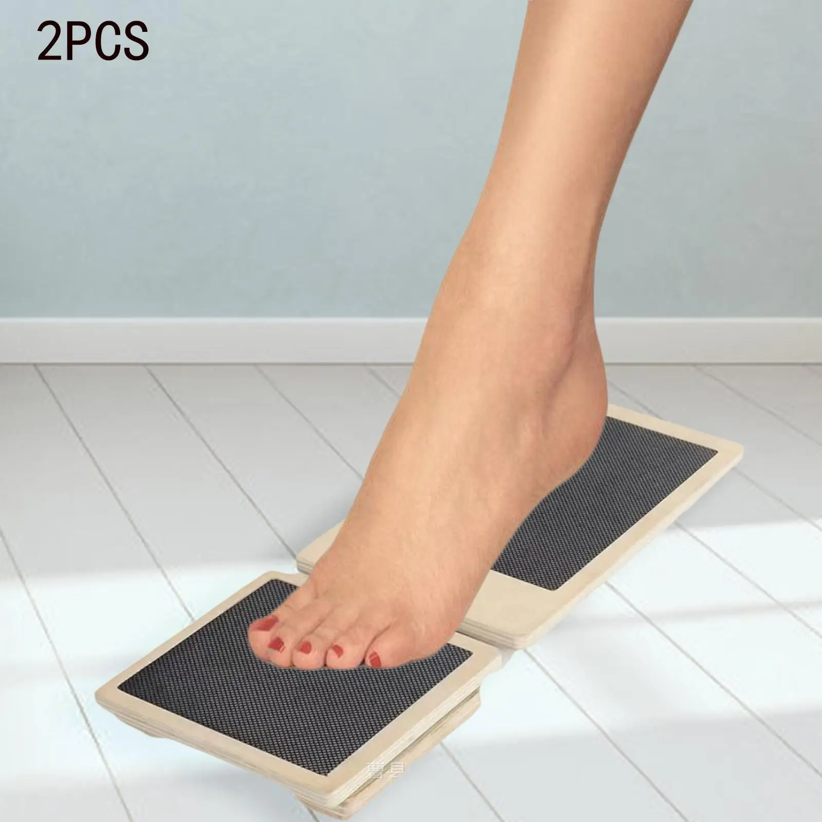 

Leg Balance Board Wood Trainer Plantar Fasciitis Relief Ankle Foot Stretcher