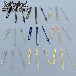 Miuksi silver gold blue watch hands green luminous hands fit NH35 NH36 ETA2824 2836 PT5000 Miyota8215 Mingzhu DG2813 movement