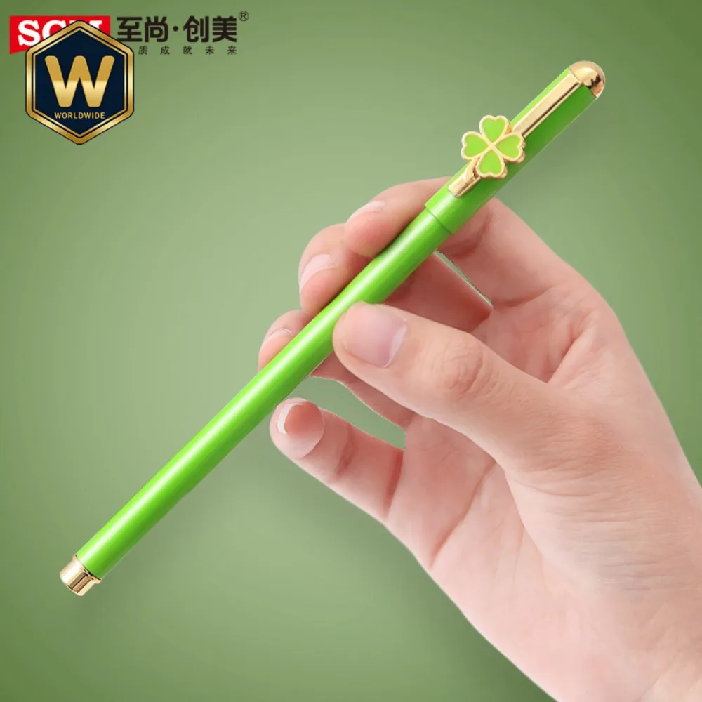 

Ins Simple Minimalist Style Cute Creative 0.5mm Black Metal Pen Fresh