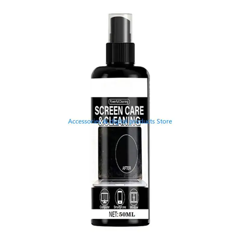 77JD 1Piece Screen Cleaner Liquid 50/100ml For Monitor Laptop Safe Dust Removal For Clear Viewing