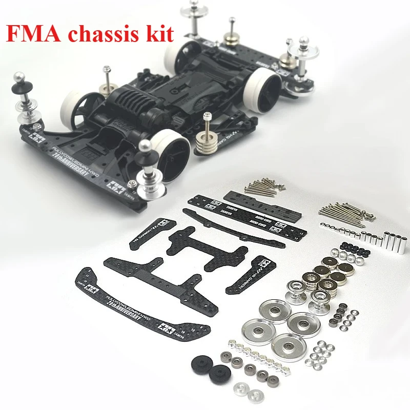 

RC Mini 4WD Upgrade Kit For Tamiya FMA Chassis Advanced Racing Mod Parts No Cutting Required DIY Modified Accessory Set