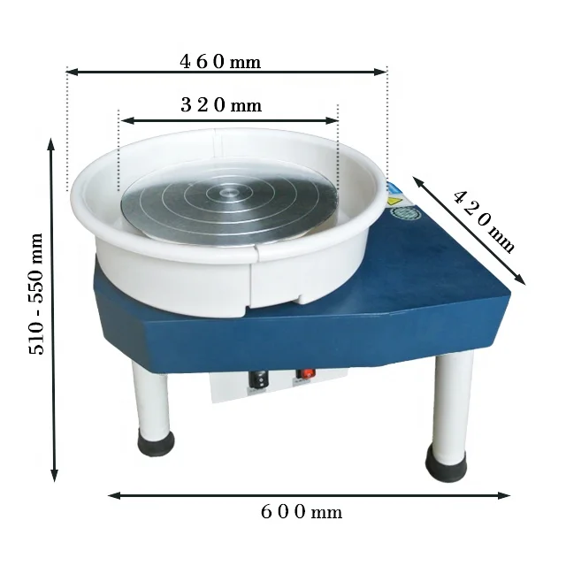 JCY نمط جديد 250 واط تلسكوبي الساقين عجلة الفخار قوية قابل للتعديل عجلة نحت الفخار للسيراميك. #6