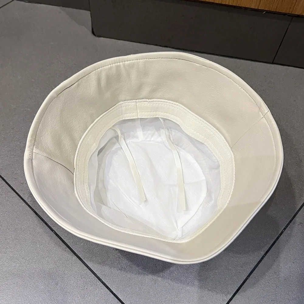 بو الجلود دلو القبعات للرجال والنساء ، عارضة الصيادين في الهواء الطلق قبعات ، خمر لون خالص ، شخصية