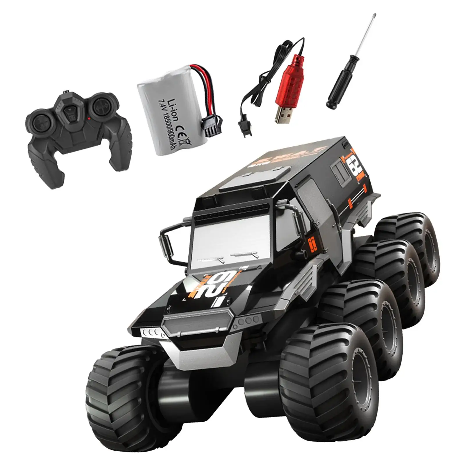 Electric RC Car Strong Driving Wear Resistant Amphibious Remote Control Car