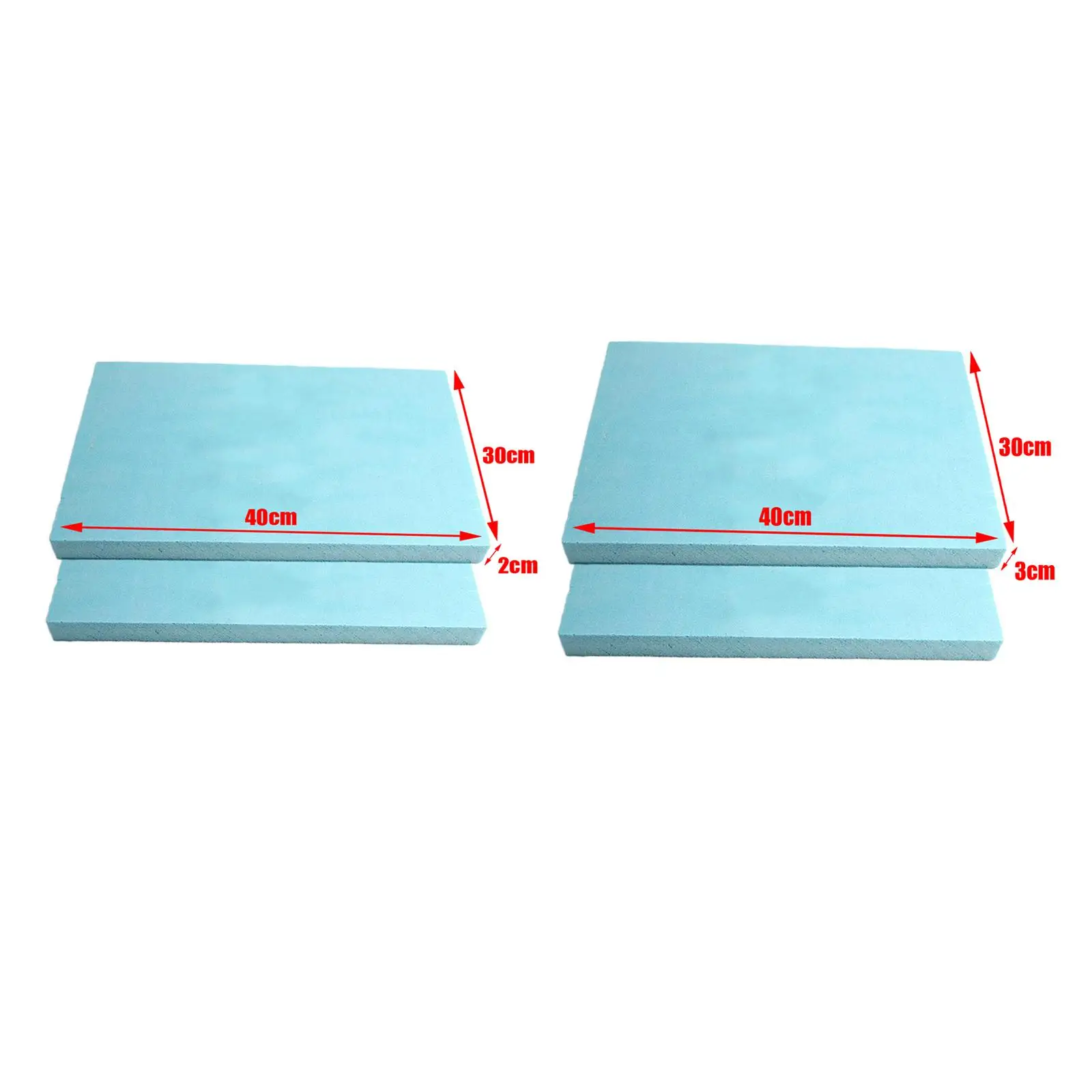 2 Pieces Rectangle Foam Slab DIY Model Material for Miniature Garden Scenic