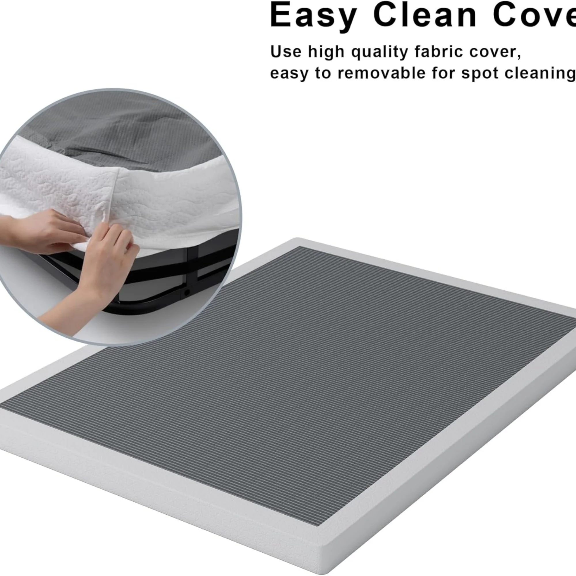 Base de colchón de perfil bajo - Memory Foam Mattress In A Box Queen reseña y precio