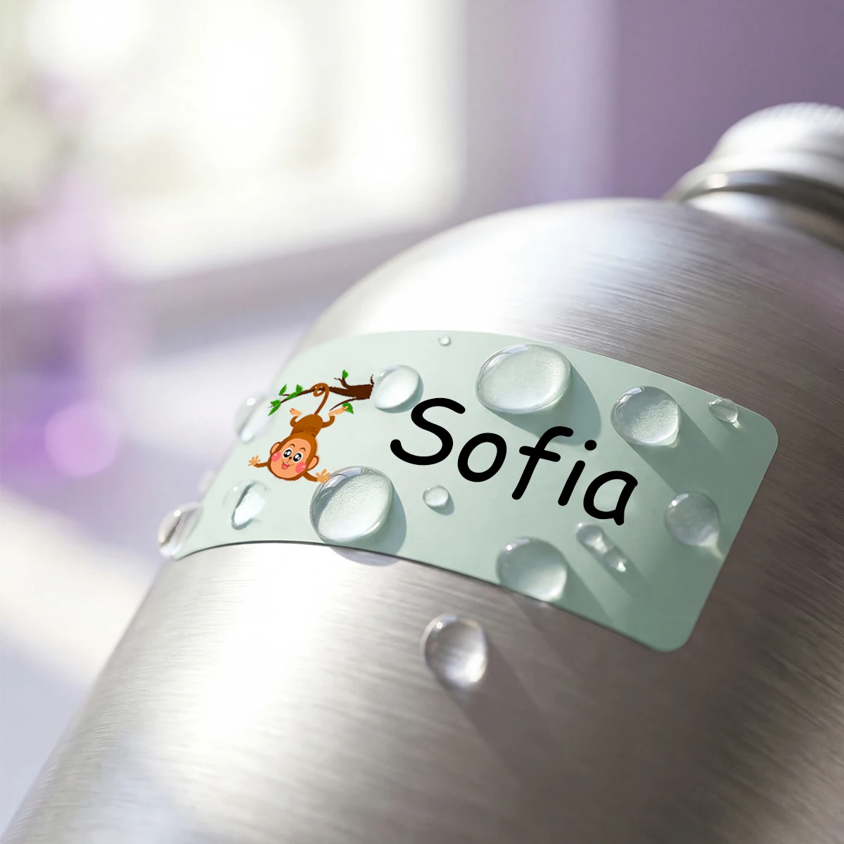 Custom Name Tag Stickers, Soft - огляд і ціна Baby Nursery Labels