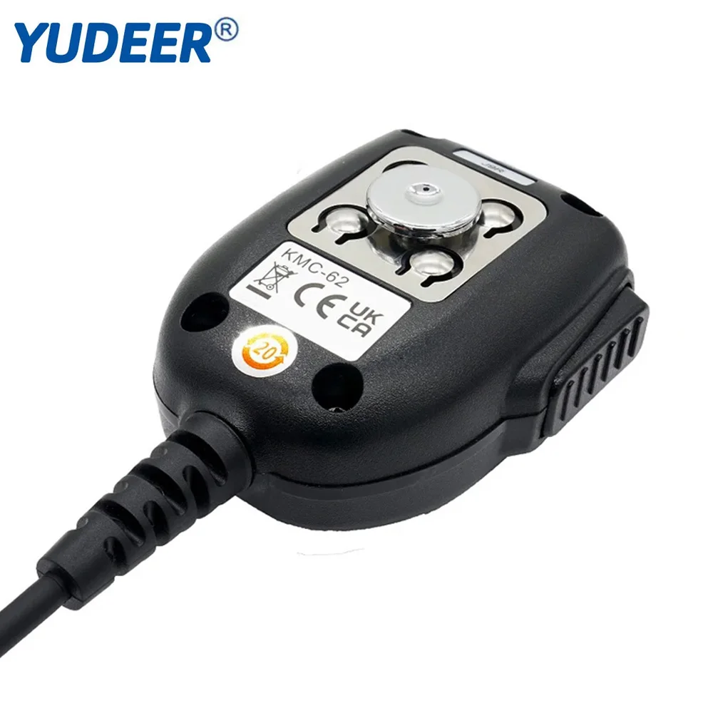 RJ45 8 Pin Suitable for KMC-62 Walkie-talkie Two-way Radio Hand Microphone with Keyboards for Kenwood Car Radio