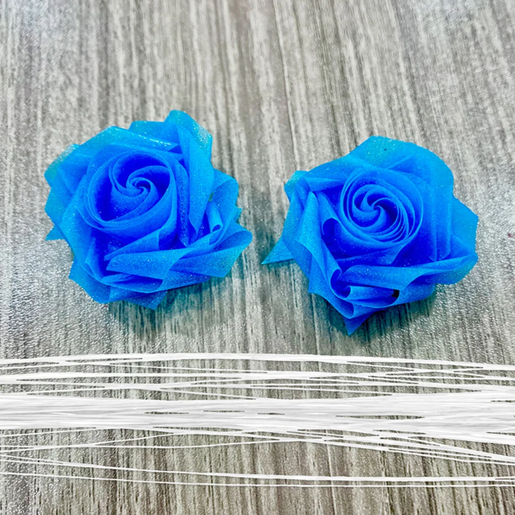 

150pcs Paper Vine Rose Branch Faux Flower Stems Floral Wire Artificial Bouquet Supplies Wedding DIY Decorative Iron Stem