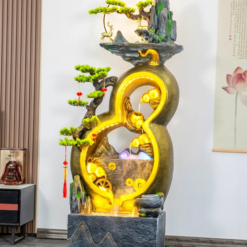 

Gourd Landscape Furnishing Articles Floor Lucky Living Room Large Office Entrance Home Decorations