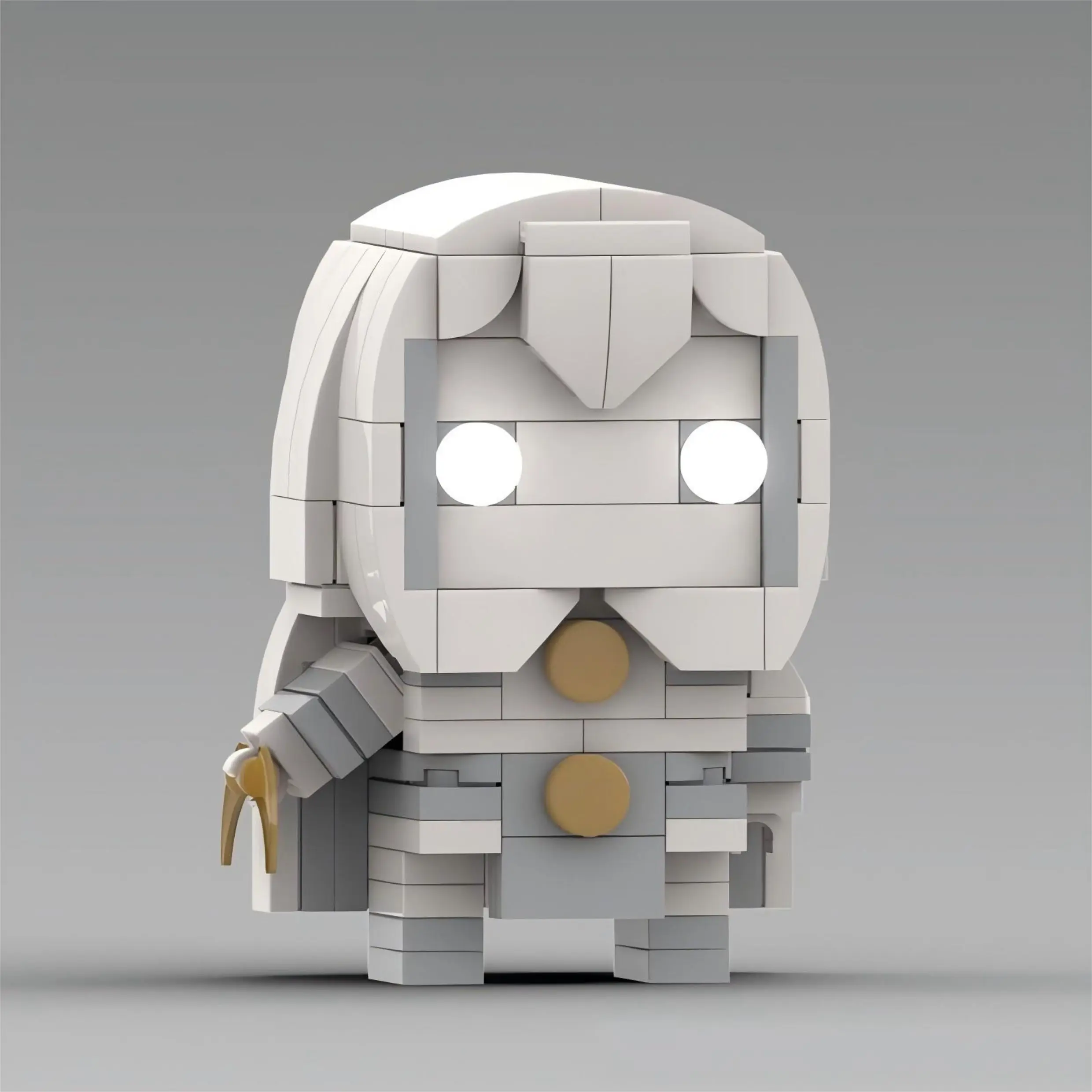 MOC Bricksheadz Altes Ägypten Mythischer Krieger Baustein-Set, Individuelles DIY-Ziegel-Figuren-Spielzeug, Schreibtisch-Dekoration, Geschenk – Detail 3