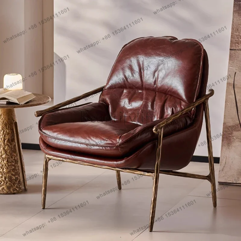 Factory Direct 56Medieval hand-forged sofa chair Medieval solid carbon steel leisure chair