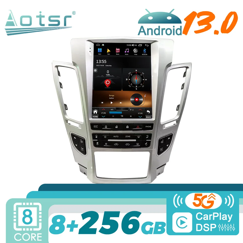 

Автомагнитола для Cadillac CTS 2007-2012, Android, 2Din, Авторадио, стерео, мультимедийный видеоплеер, GPS-навигатор, экран головного устройства