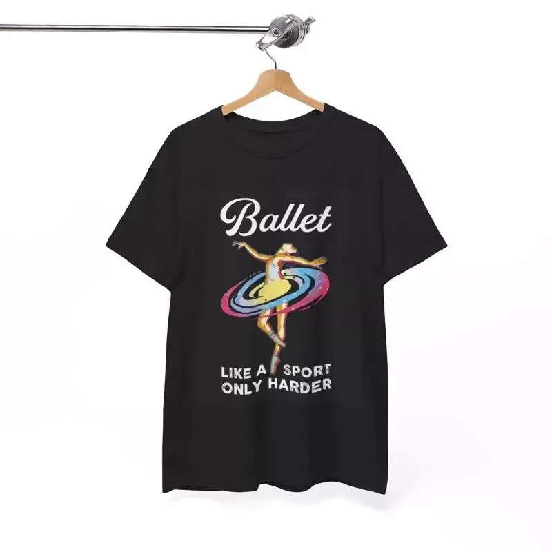 Ballet T Shirt Retro Dancing Art Performance Heavy Cotton