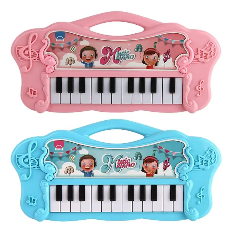 mini teclado de piano para crianças teclado educativo piano eletrônico música digital microfone brinquedos educativos para crianças presente