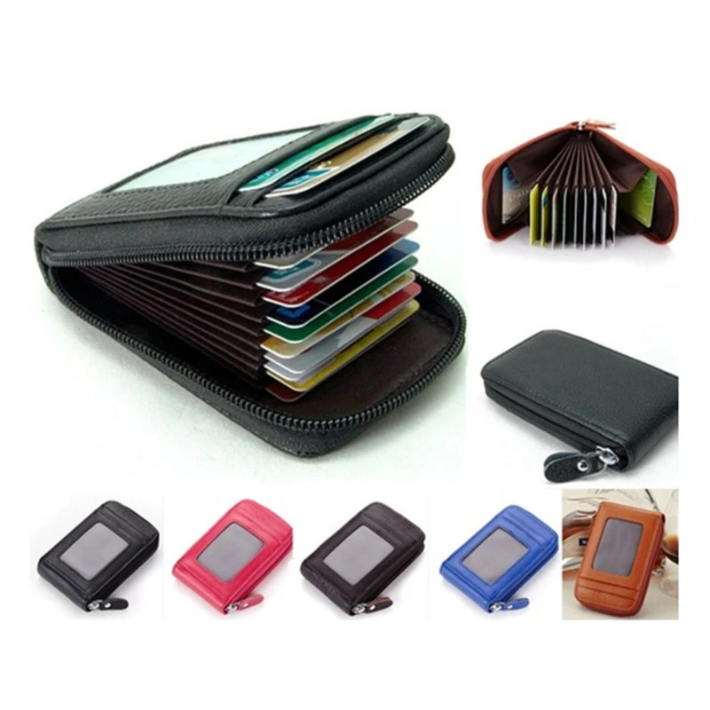 Travel Journey Bank Card Organizer Wallet Passport ID Card Holder Ticket Credit Card Bag Case Zipper Pocket Purse