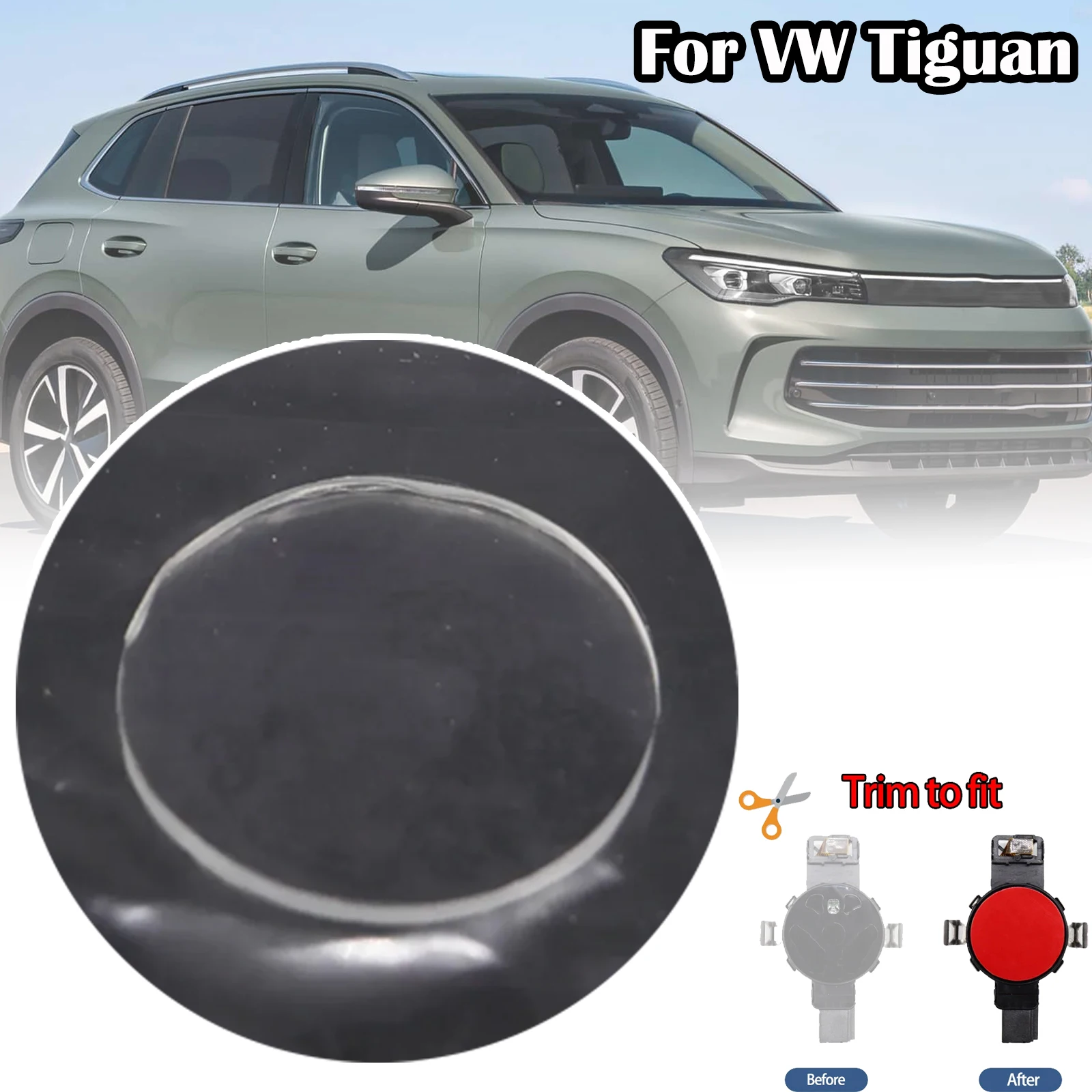 

Rain Light Sensor Gel Pad Adhesive Film Silicone Cushion Windscreen Chip Repair Kit Multi-Purpose Tape For VW Tiguan AD/BW 2016