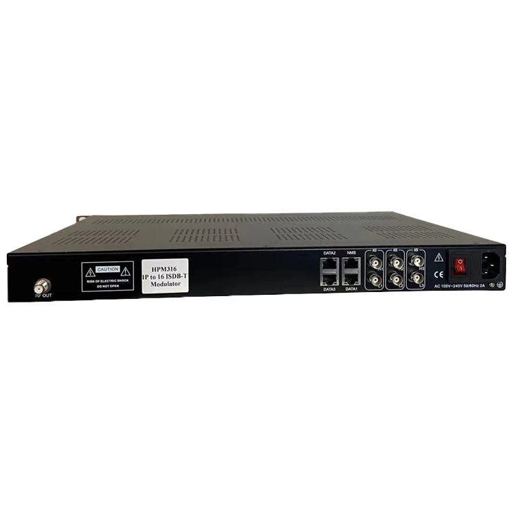 16 in 1 IP to 16 Non-adjacent Carriers Output  Profesional Digital CATV RF Modulator