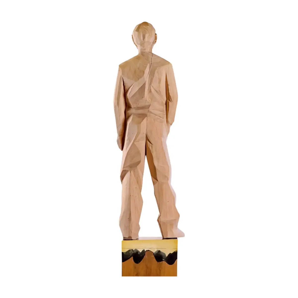 Creative pure handmade art wood ornaments commercial carving ornaments wood decoration
